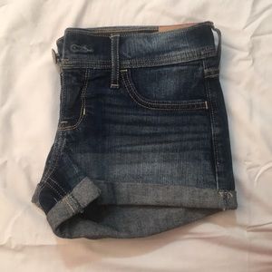 NWT Hollister Denim Short Short Low